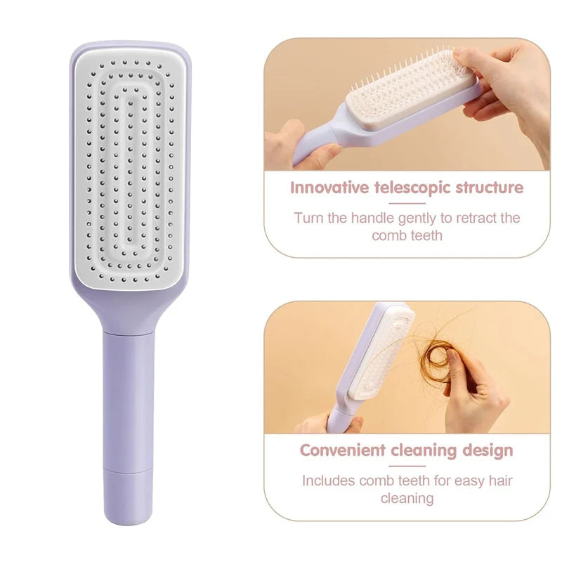 SilkGlide™ Self-Cleaning Hair Brush
